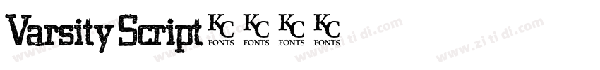 Varsity Script字体转换